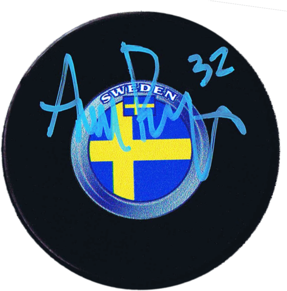 Adam Boqvist Chicago Blackhawks Autographed Team Sweden - Emblem (600x614), Png Download