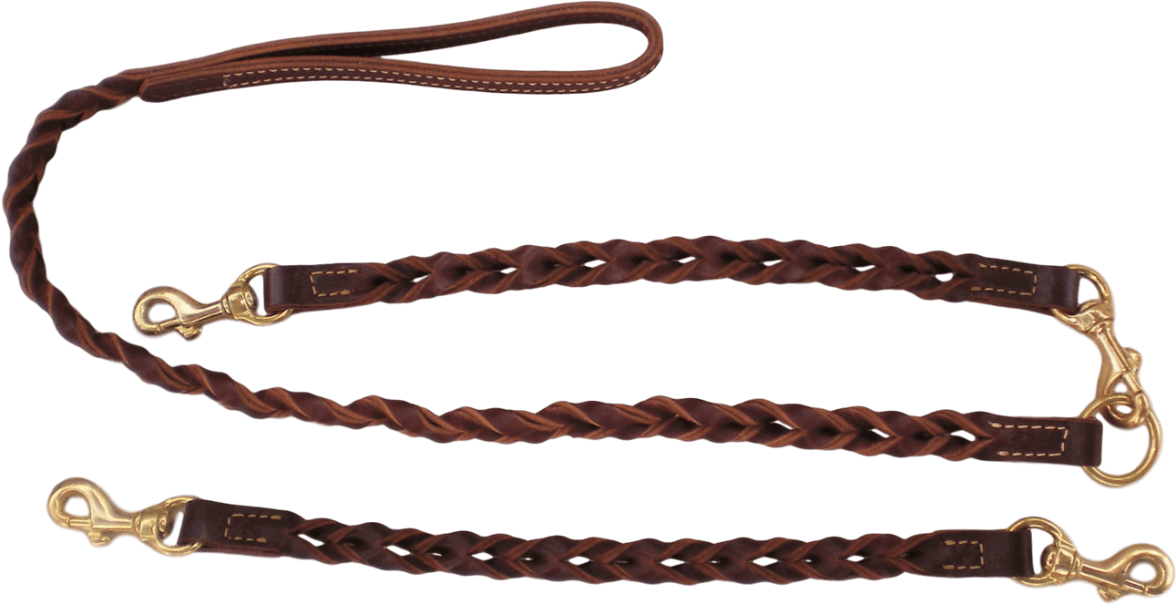 Download Woven Leather Two Dog Leash Coupler Chain Png Image With No Background Pngkey Com