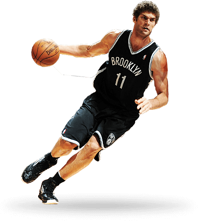 Brook Lopez - Brooklyn Nets Players Png (440x700), Png Download