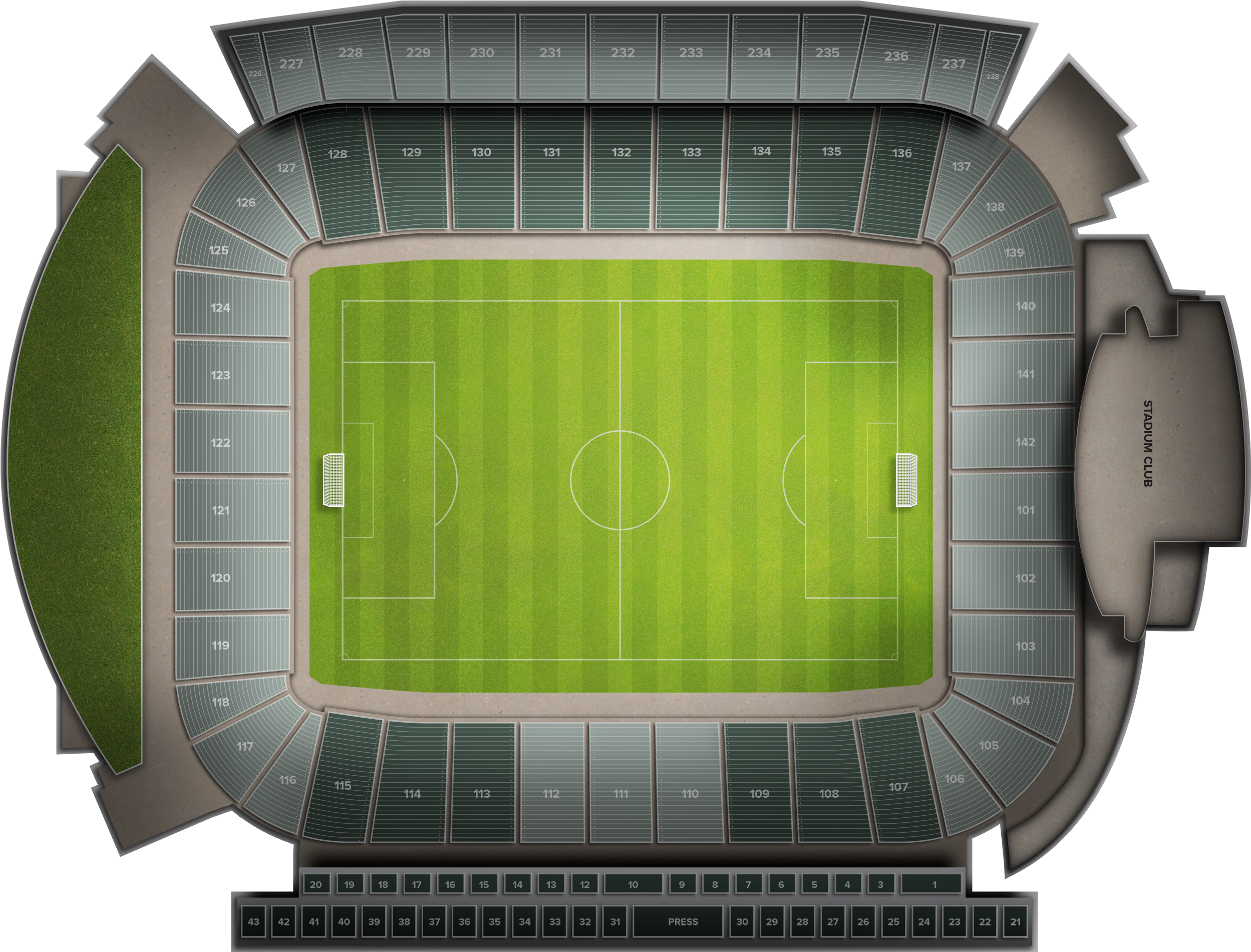Soccer-specific Stadium (2560x1936), Png Download