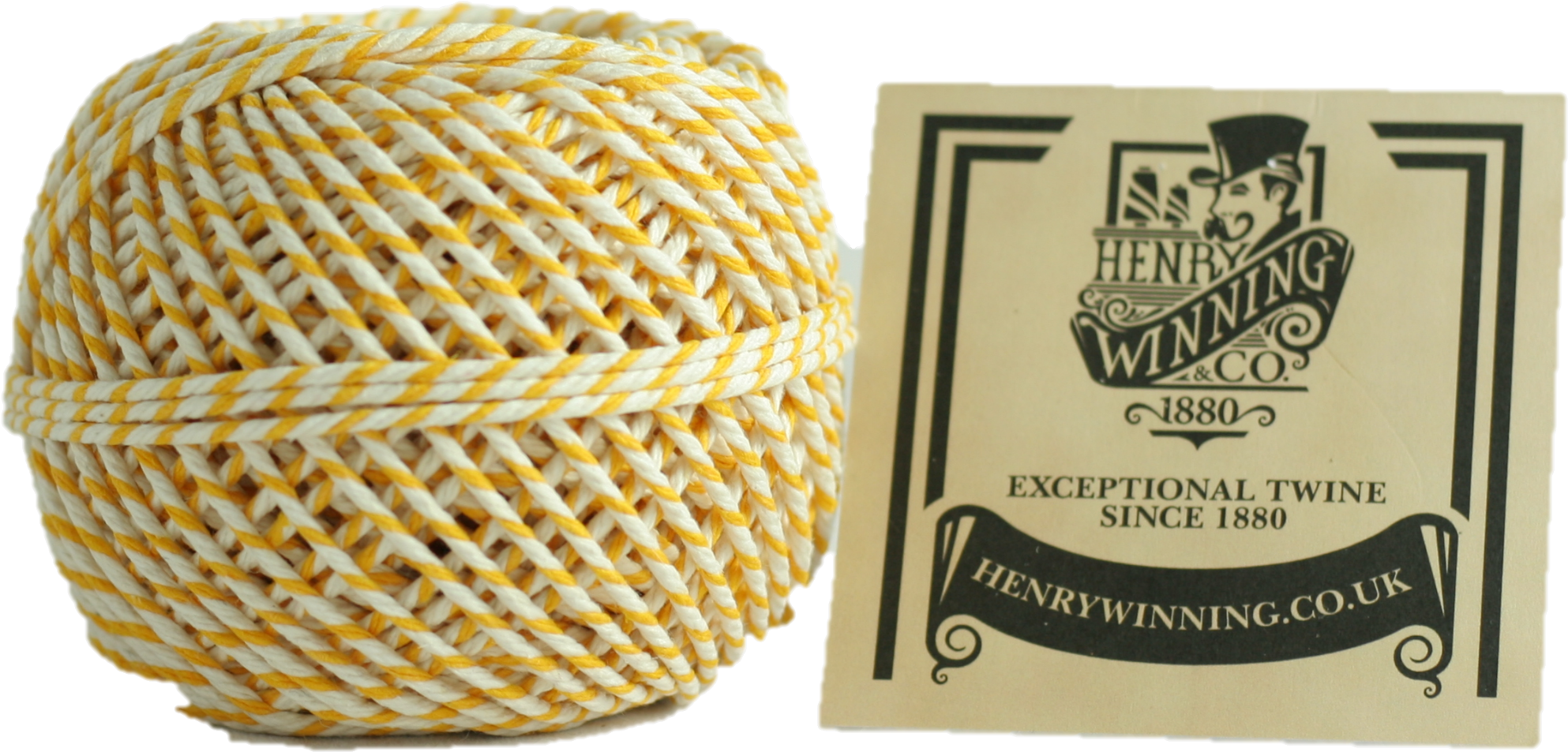Yellow & White Cotton Twine/string Balls - Polypropylene Baler Twine (2048x1045), Png Download