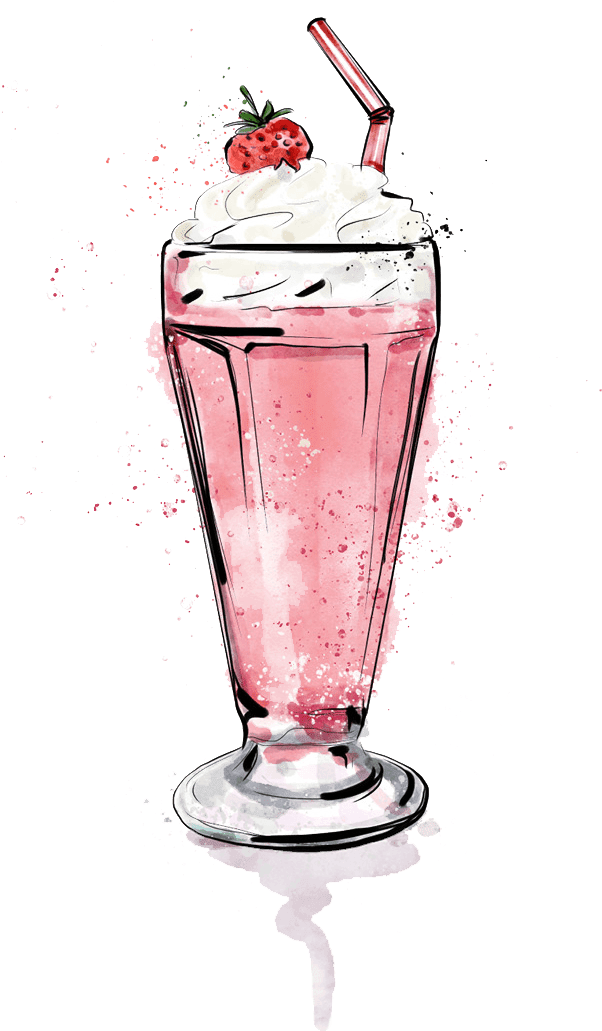 Milkshake (614x1240), Png Download