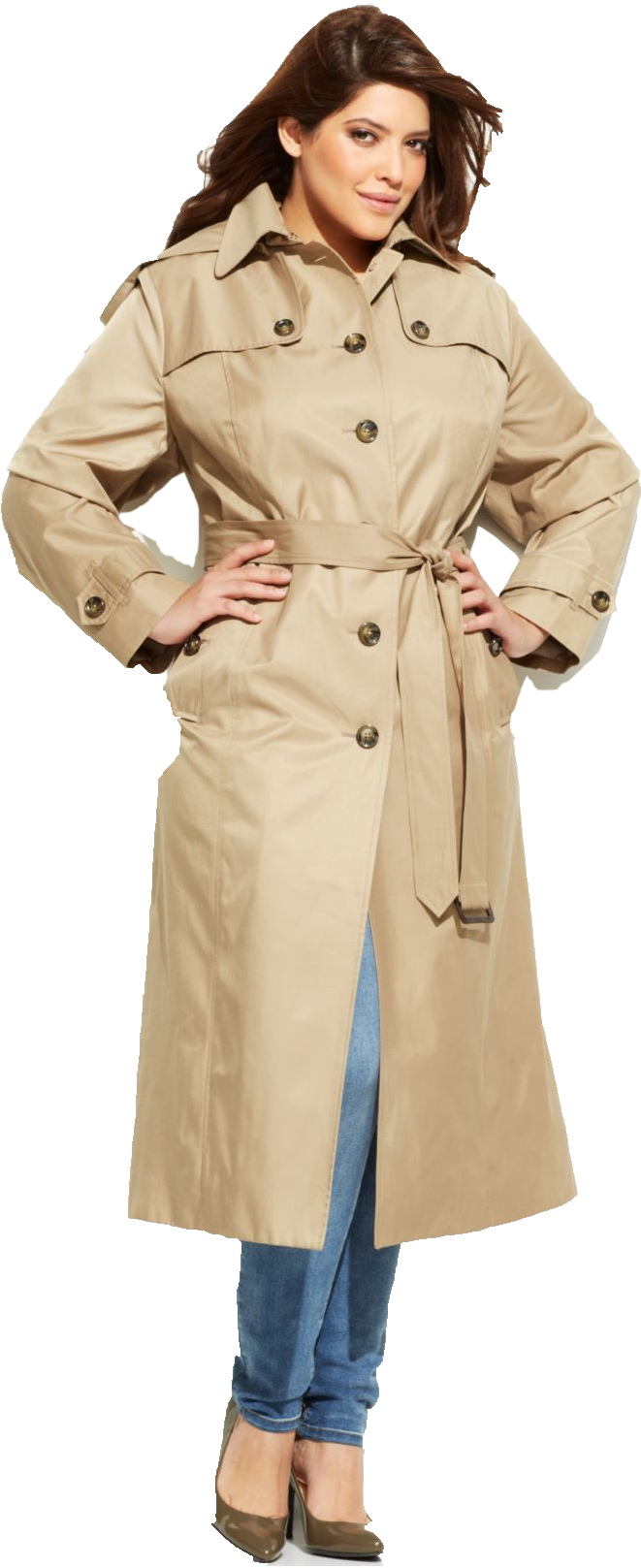 Long Trench Coat London Fog (1320x1616), Png Download