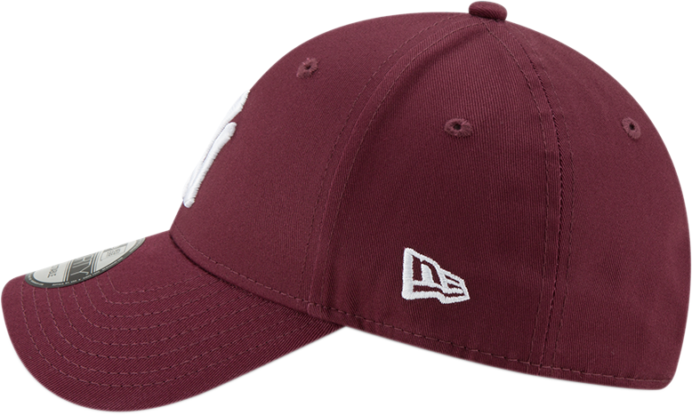 Ny Yankees New Era 940 League Essential Maroon Baseball - Baseball Cap (778x467), Png Download