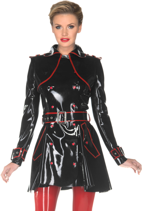 Hepburn Raincoat - Overcoat (700x904), Png Download