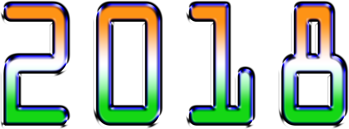 Happy New Year 2018 Png Free Download Wallpapers (1600x914), Png Download