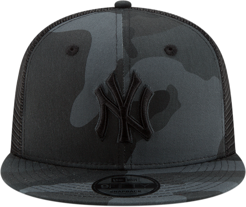 Ny Yankees New Era 950 League Essential Midnght Camo - Baseball Cap (800x672), Png Download