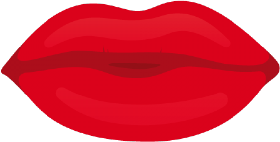 Cartoon Picture Of Lips (640x480), Png Download