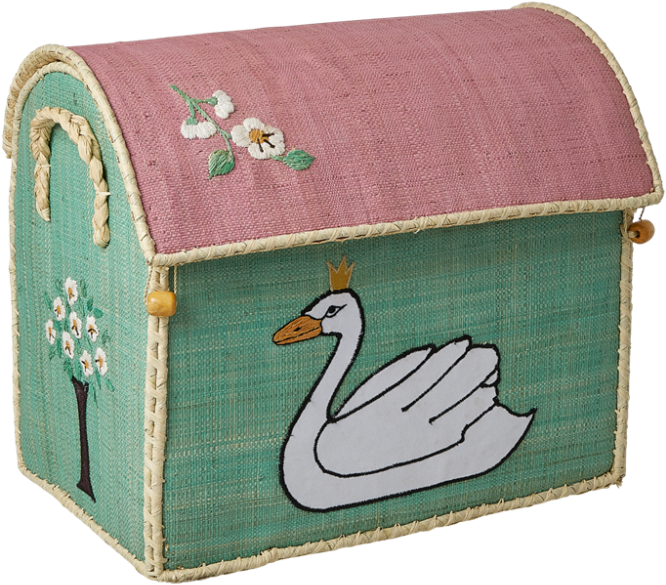 Small Ugly Duckling Story Themed Raffia Toy Storage - The Ugly Duckling (1000x1000), Png Download