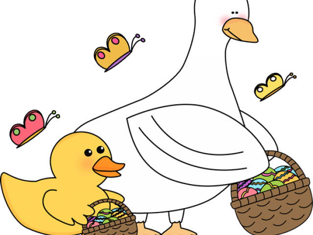 Duckling Clipart Duck Chick - Cartoon (640x480), Png Download