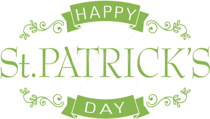 Free Png Download Happy Saint Patrick's Day Png Images - Saint Patrick Day Png (850x491), Png Download