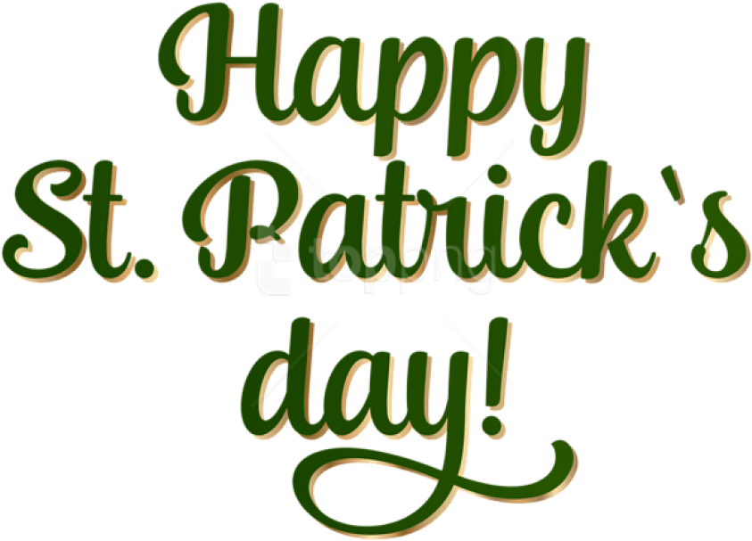 Free Png Download Happy Saint Patrick's Day Png Images - Happy St Patricks Day Transparent (850x610), Png Download