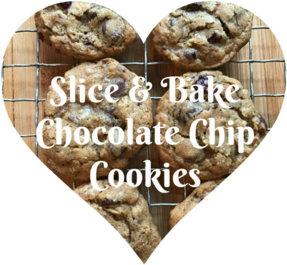 Sliced Chocolate Chip Cookies - Chocolate Chip Cookie (600x555), Png Download