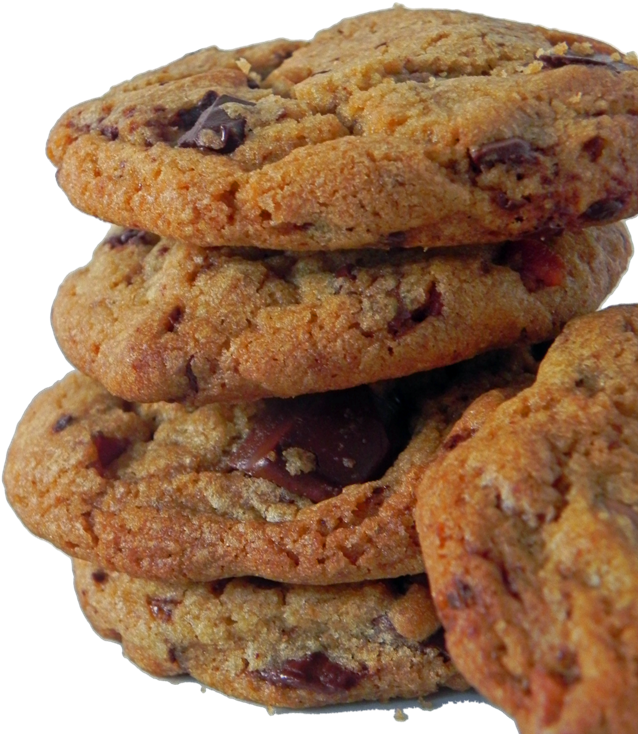 Brown Butter Bacon Chocolate Chip Cookies (684x749), Png Download