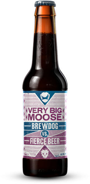 Bottle 0007 Brewdog Vs Fierce Beer - Beer Bottle (330x1000), Png Download