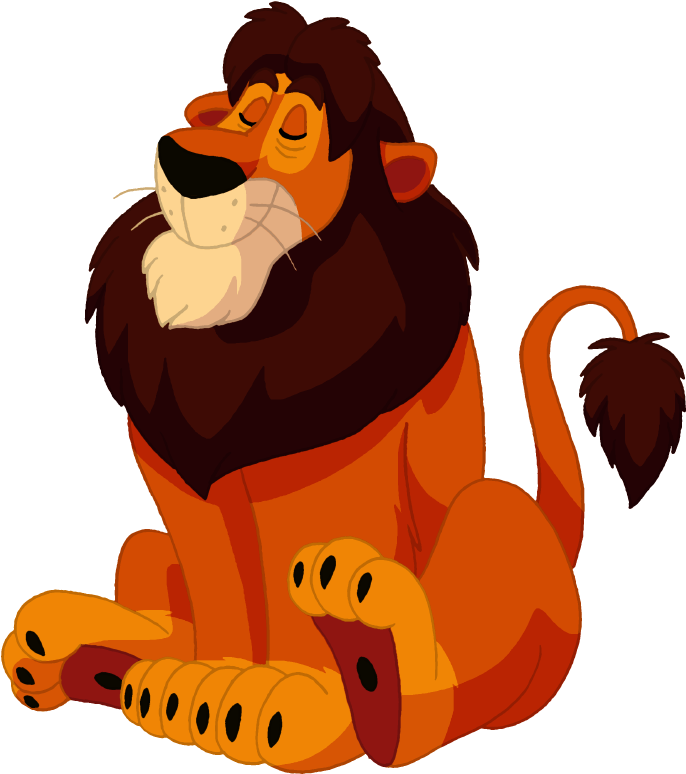 Lambert The Sheepish Lion By Lionkingrulez - Lambert The Sheepish Lion (686x774), Png Download