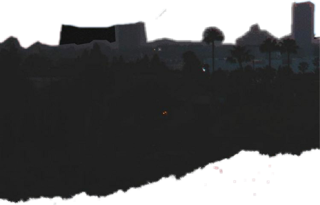 Ciudad Sticker - Silhouette (1024x657), Png Download