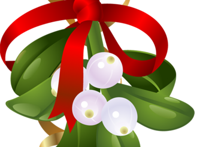 Christmas Bell Clipart Mistletoe - Christmas Mistletoe Png Transparent (640x480), Png Download