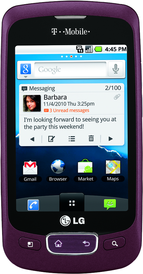 Lg Optimus T Specs - Lg Su370 Hard Reset (500x1000), Png Download