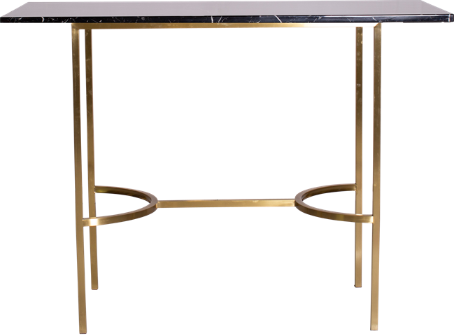 Gold Arc Bar Table - End Table (649x480), Png Download
