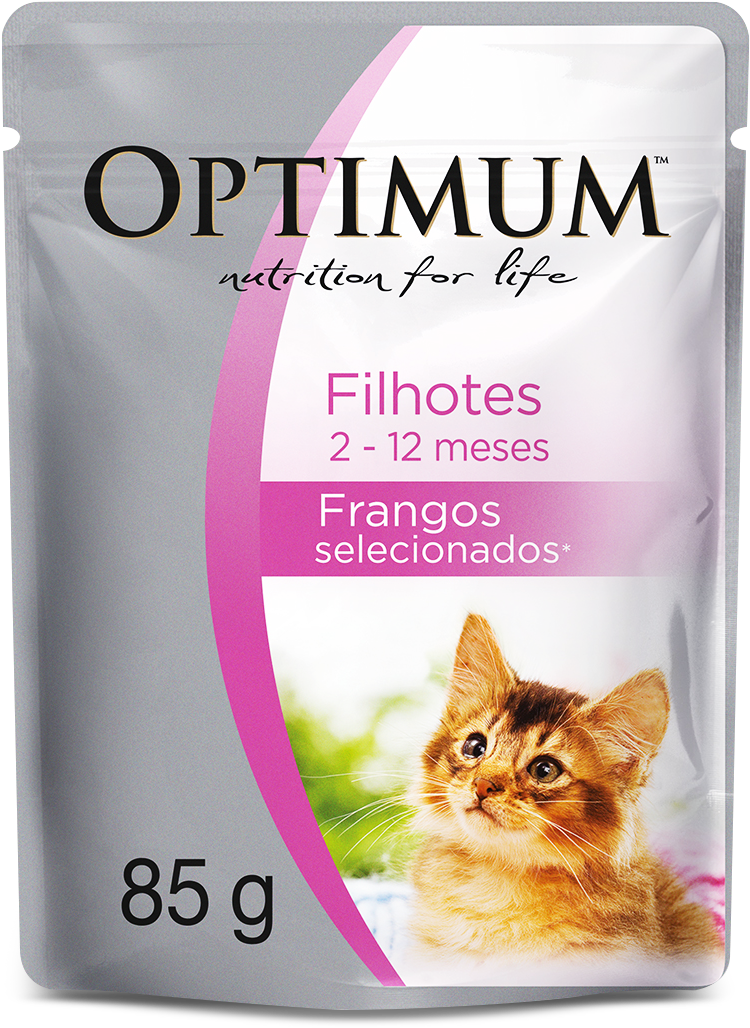 Ideal Para Gatos Filhotes Até 12 Meses De Idade - Sache Para Gato Filhote (1048x1080), Png Download