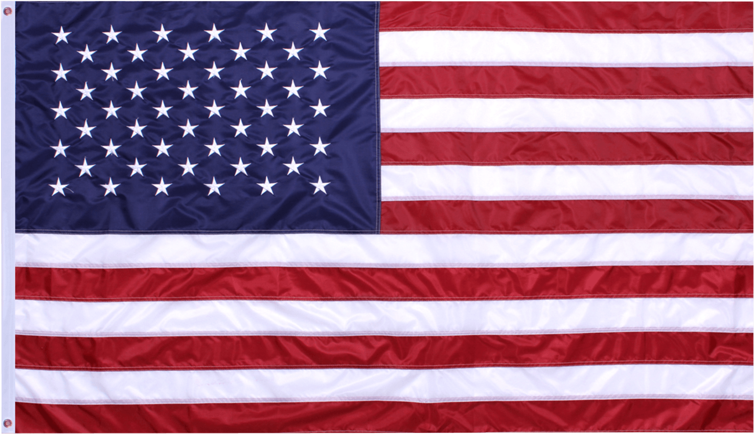 Deluxe Embroidered D Polyester X - American Flag Shirt Decal (1500x1500), Png Download