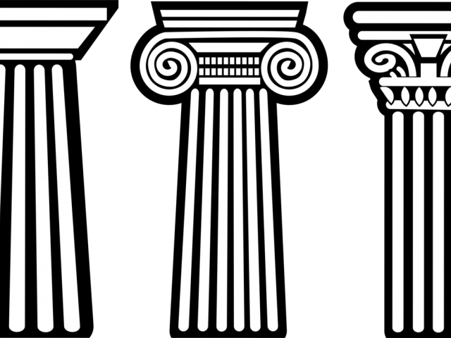 Columns Clipart Greco Roman - Classical Order (640x480), Png Download