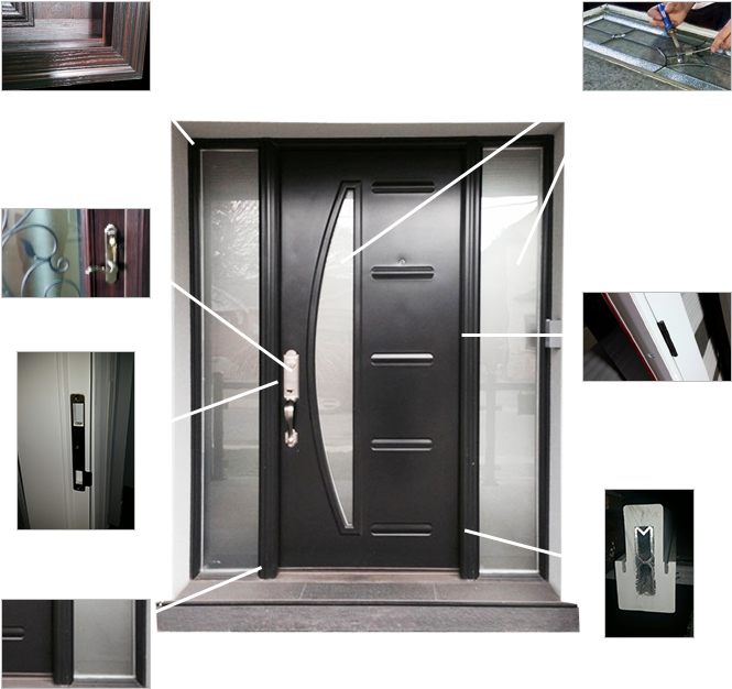 Middle Sec Img Sc 1 St Palma Door Systems - Shower Door (694x681), Png Download