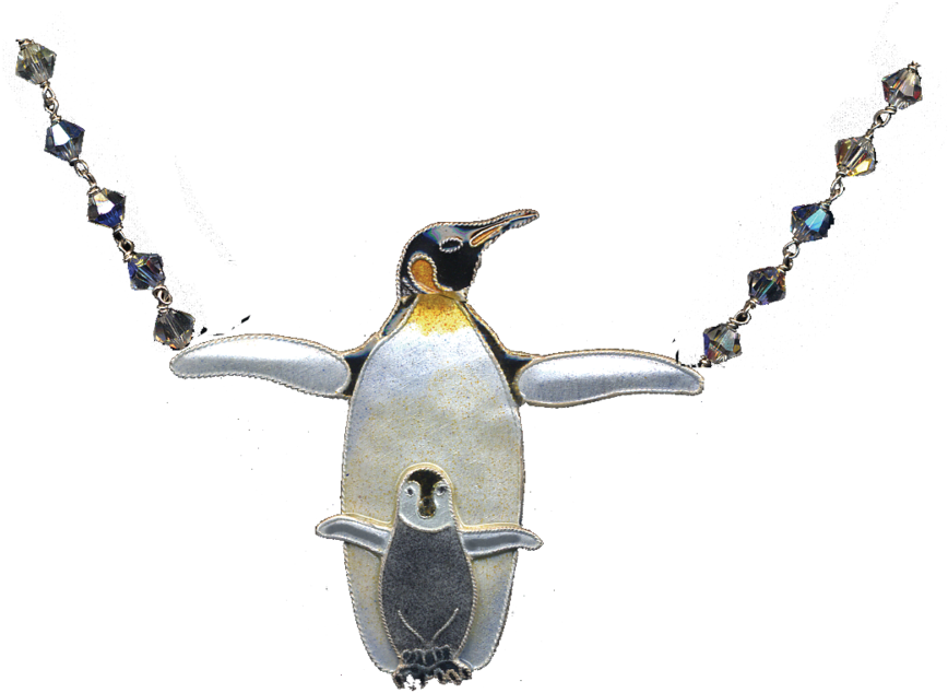 0135cryspendant - Penguins (1000x750), Png Download