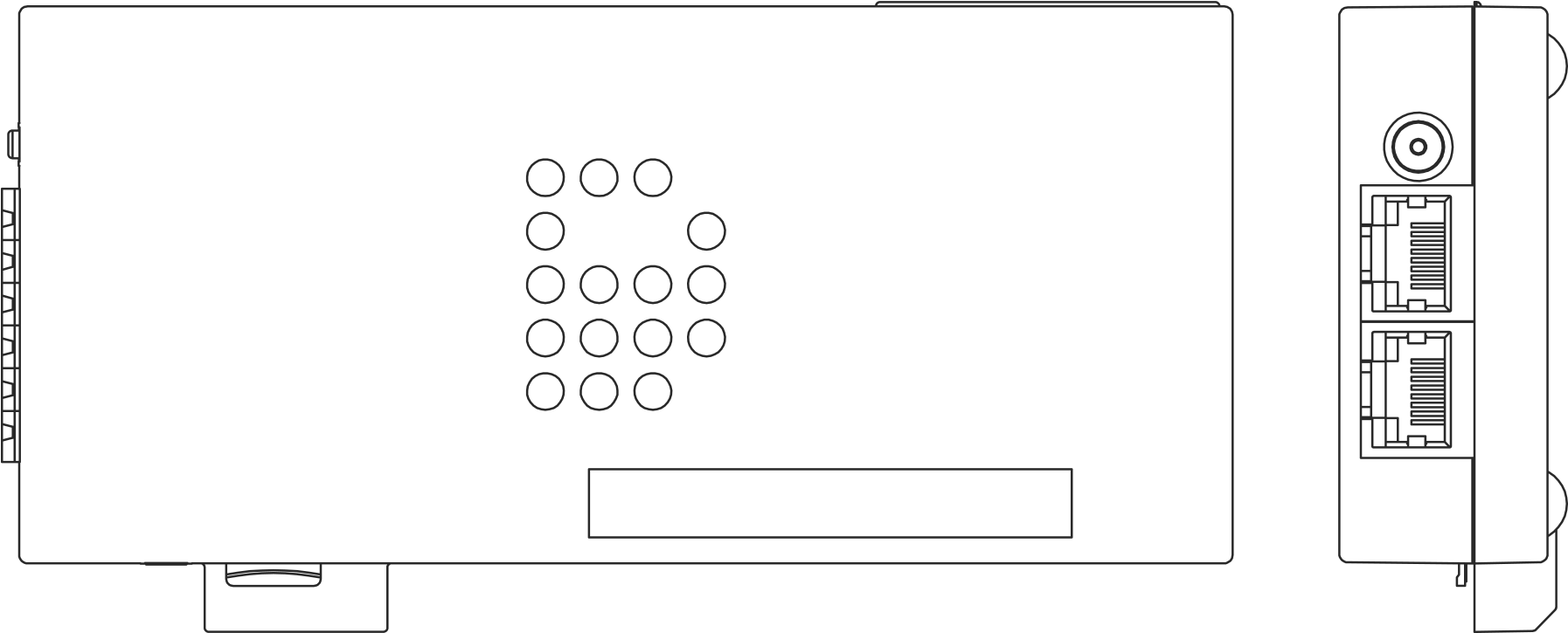 Size 153 X 74 X 28mm - Circle (2000x724), Png Download