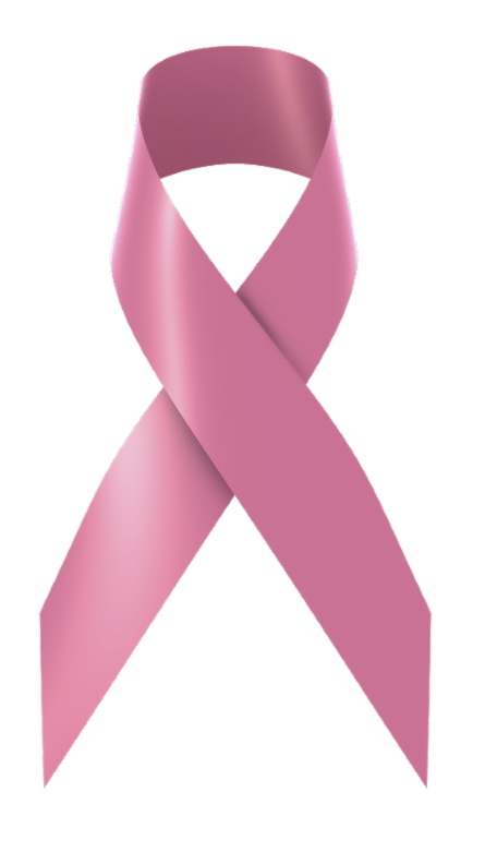 Pink Ribbon Cancer Icon (458x800), Png Download