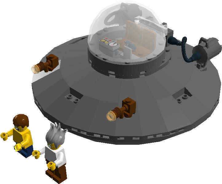 Rick And Morty Spaceship Png - Lego Rick And Morty Spaceship (800x600), Png Download