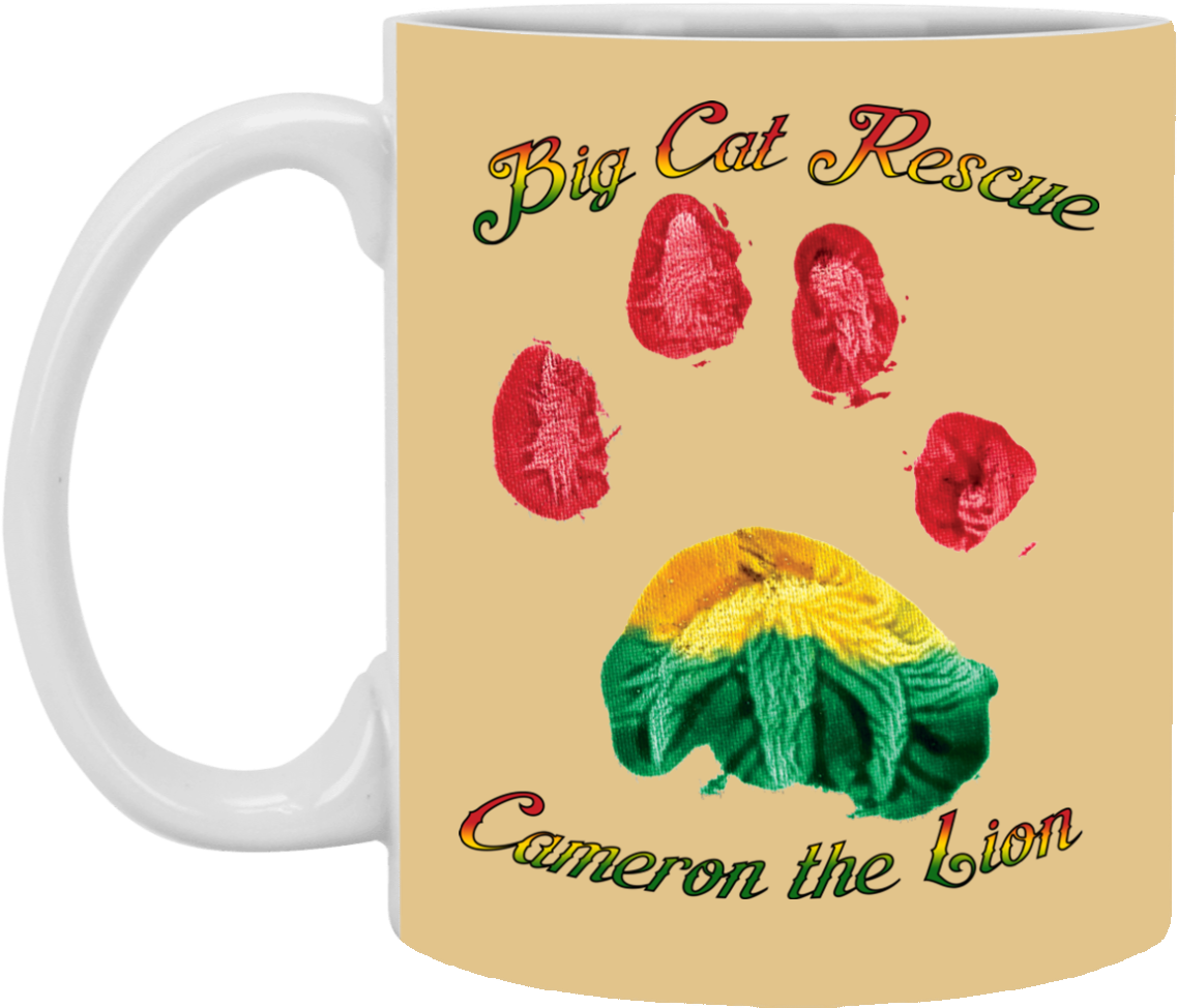 Cameron Lion Paw Print Xp8434 11 Oz - Bag Tag (1155x1155), Png Download