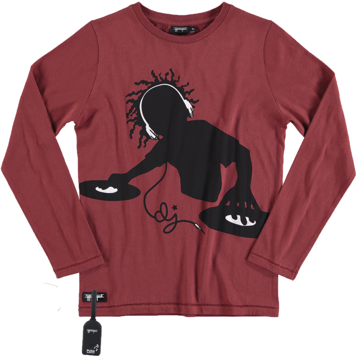 Yporqué Dj Tee - Long-sleeved T-shirt (960x720), Png Download