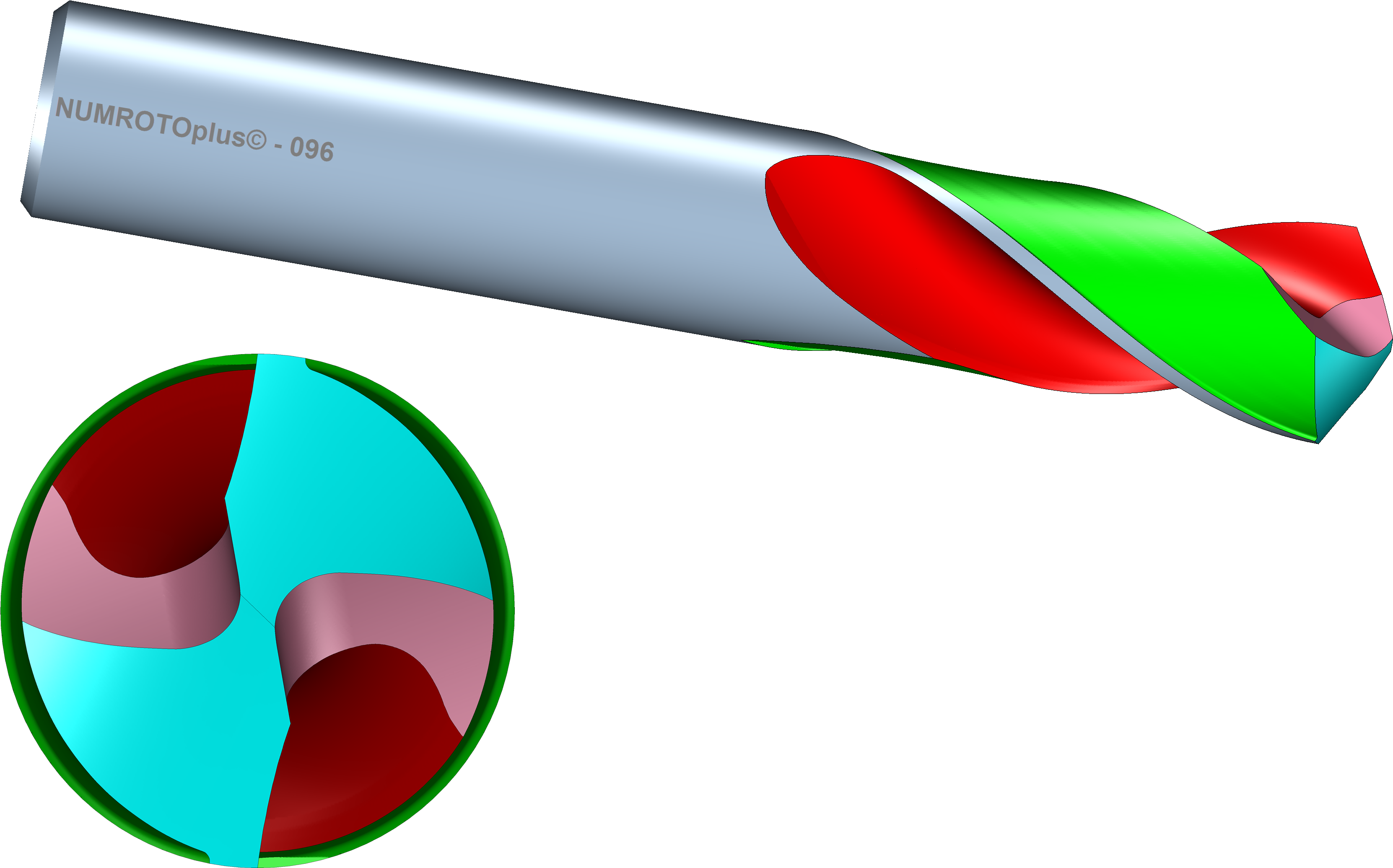 Spiral Point Drill - Graphic Design (3516x2200), Png Download