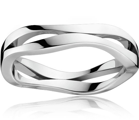 Ring 18k White Gold R604bc00001xx - Omega Seamaster Ring (800x1100), Png Download