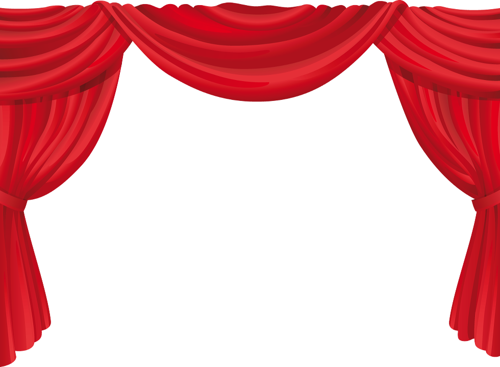 Square Curtains - Theater Curtain (980x720), Png Download