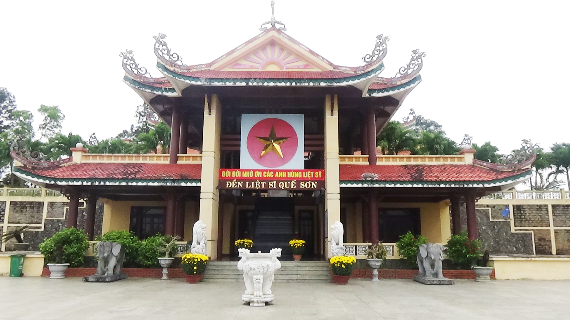 Den Tuong Niem Liet Si - Chinese Architecture (1920x1080), Png Download