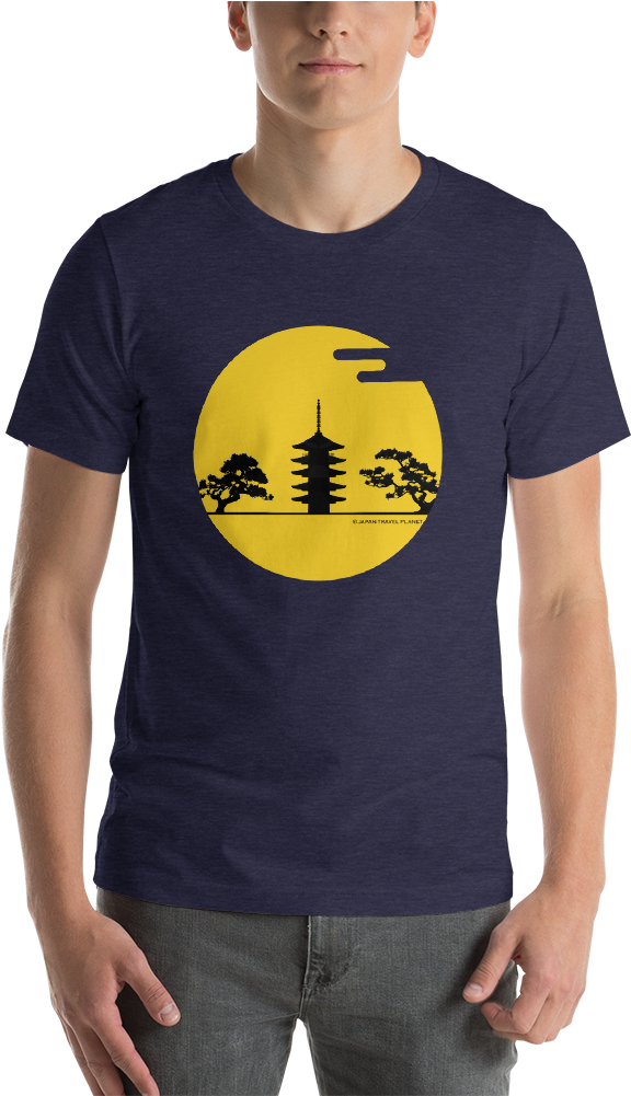 Pagoda 五重塔 - Unisex Tee - Shirt (1000x1000), Png Download