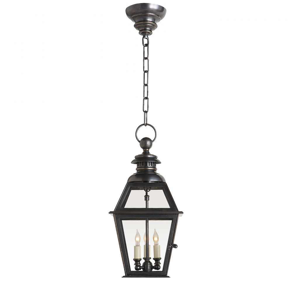 Chelsea Medium Hanging Lantern In Bronze - Hanging Lantern Png (1000x1000), Png Download