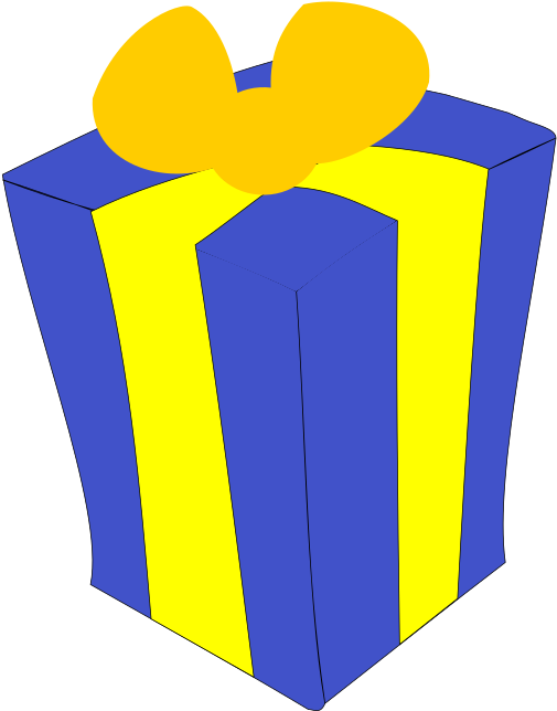 Clipart - Prezent,present - Present Clipart (566x800), Png Download