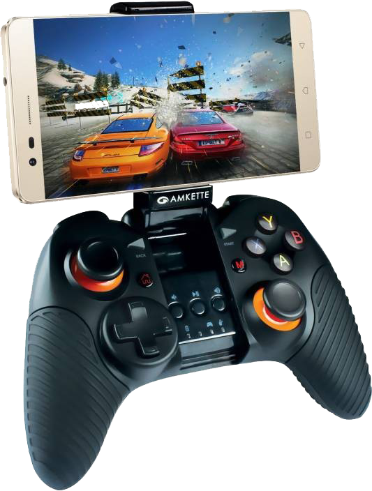 Video Game Controller Png Image File - Amkette Evo Gamepad Pro 2 (533x704), Png Download
