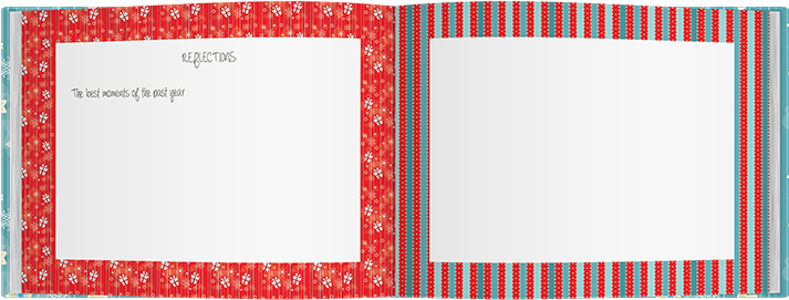 Personalised Family Christmas Hardback Memory Book - Carmine (800x800), Png Download
