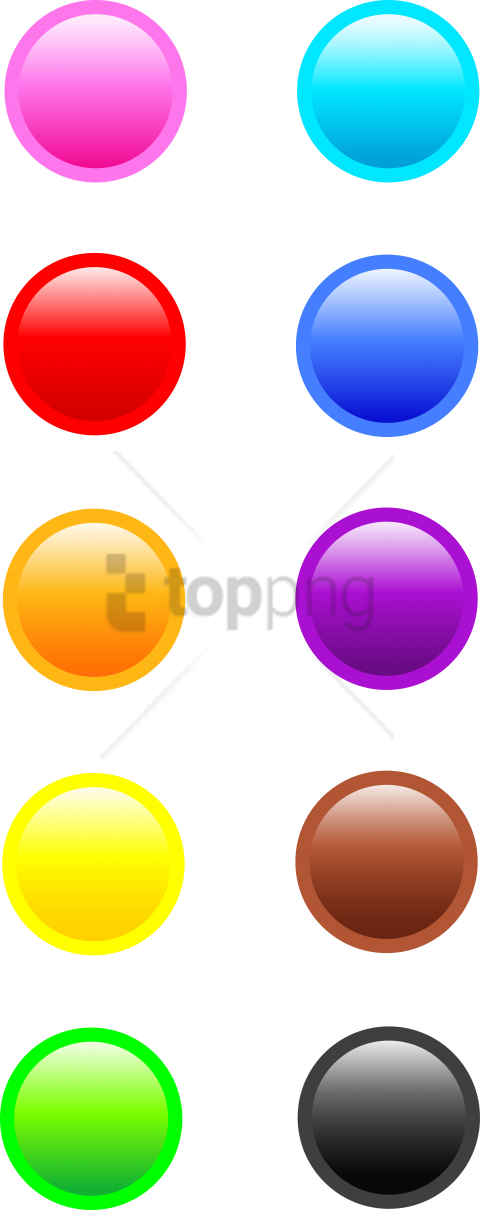 Free Png Web Button Png Image With Transparent Background - Ten Objects Clipart (480x1210), Png Download