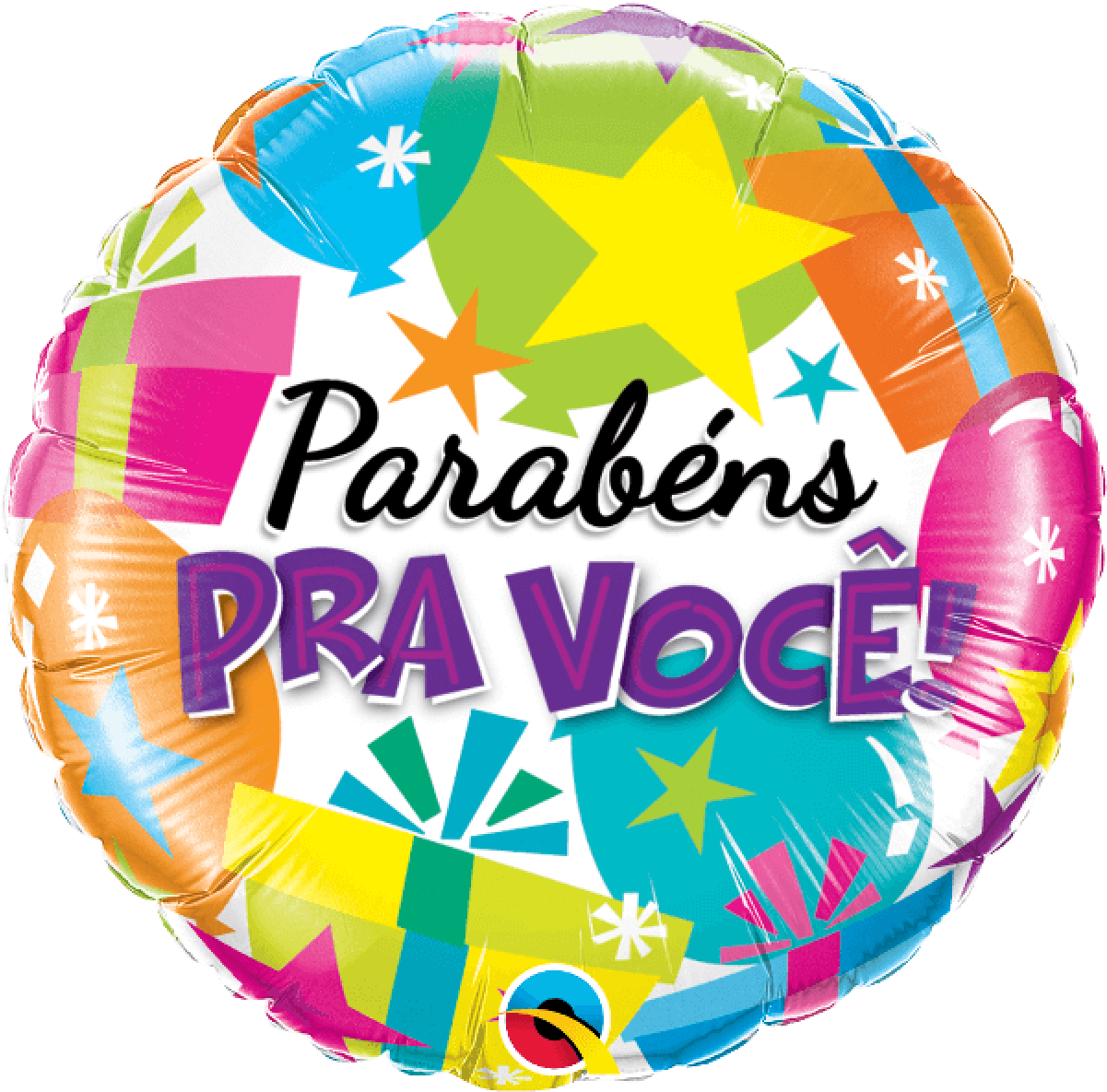 Balão Metalizado "parabéns" - Imagem Parabens Pra Voce (1200x1200), Png Download