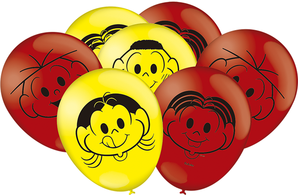 Balão Turma Da Monica Festcolor - Decoração Turma Da Monica Baloes (990x990), Png Download