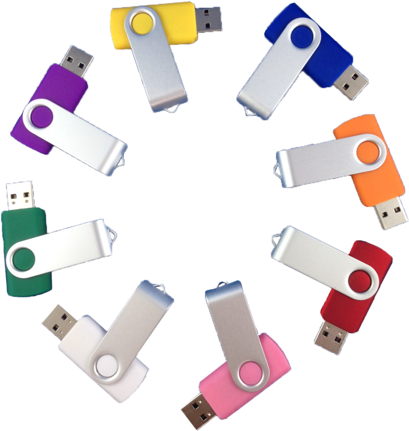 Rotate Flash Drive - Usb Flash Drive (1024x1024), Png Download
