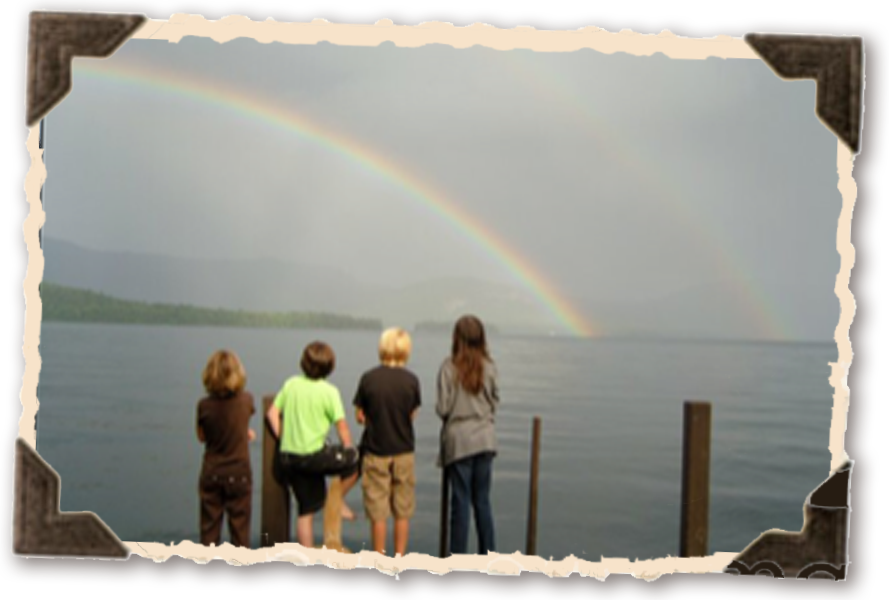 Rainbow - Picture Frame (889x600), Png Download