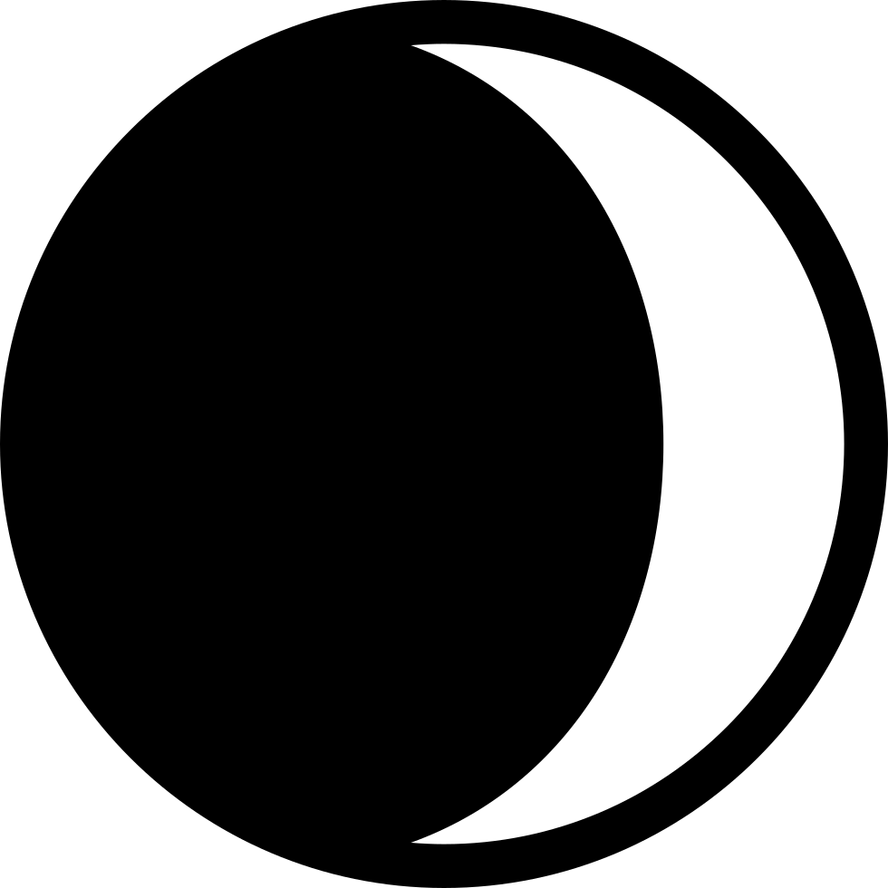 Moon Phase Comments - Circle (980x980), Png Download