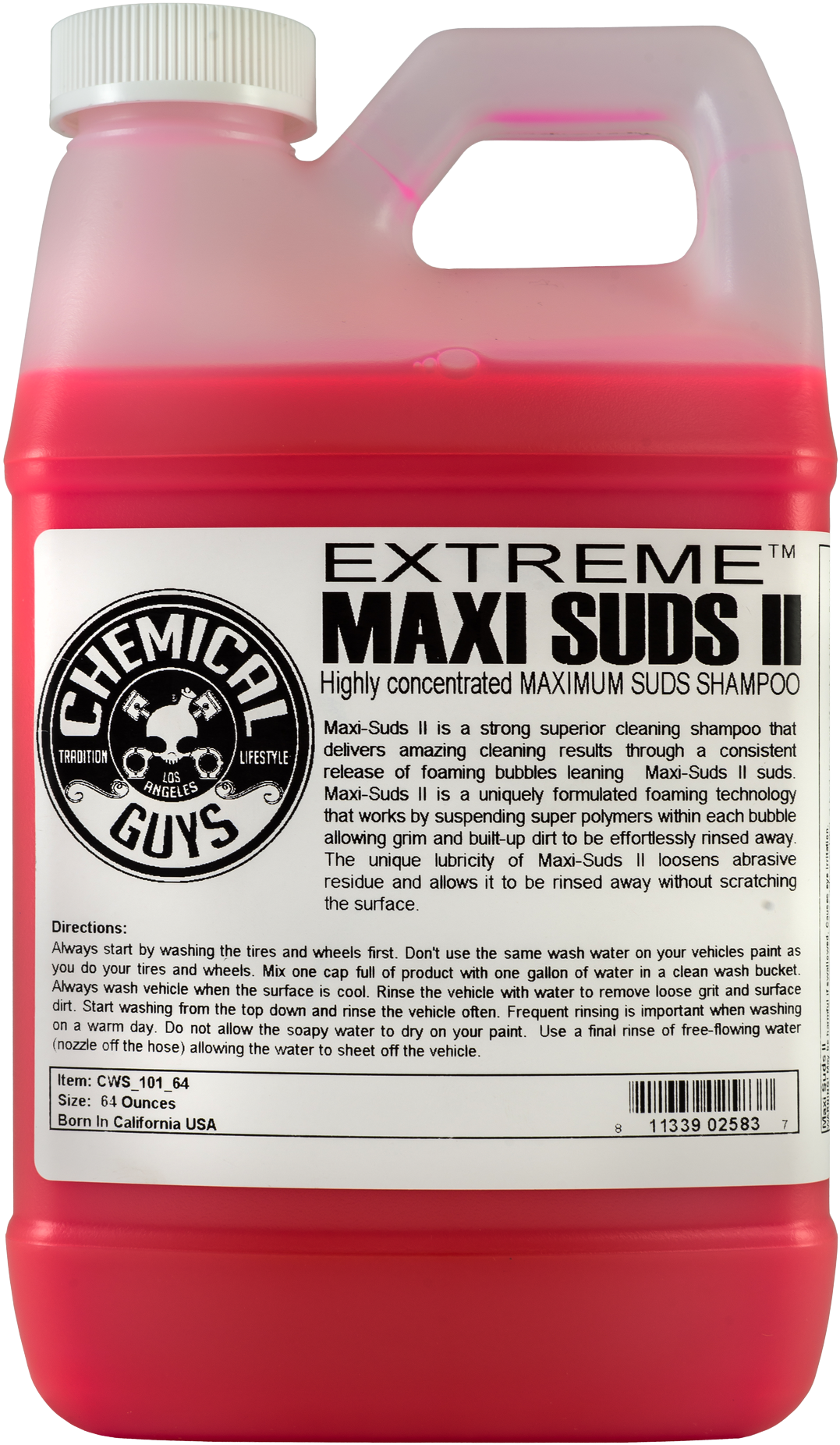 Chemical Guys Maxi Suds Ii (2000x2000), Png Download